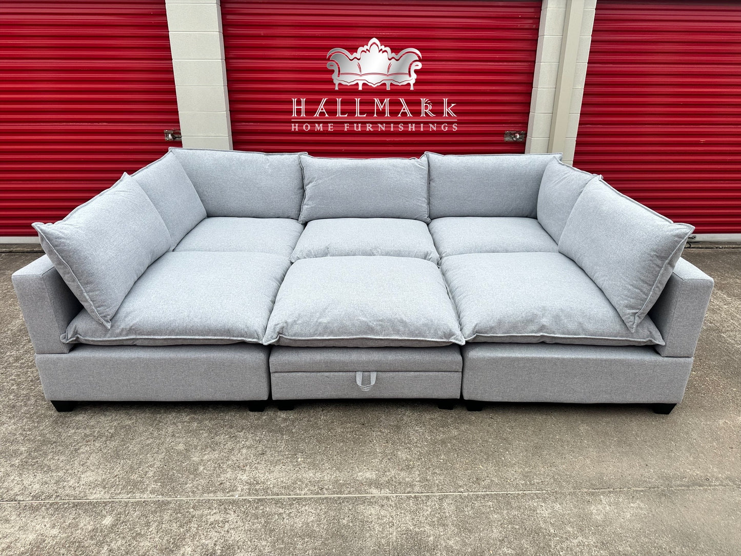 Kova-Style Modular Cloud Sectional Couch (6-Piece)