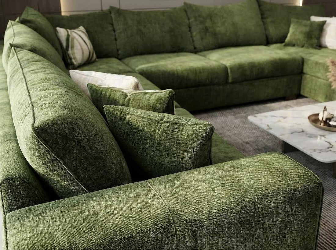 “The Corinthian” (Cactus) Ultra-Oversized Sectional