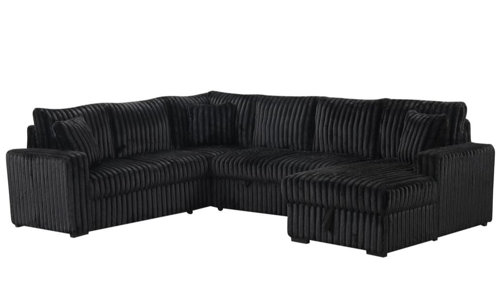 Sonic Sectional w/Pullout Bed + Storage