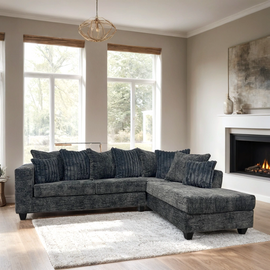 Hollywood Sectional (Charcoal)
