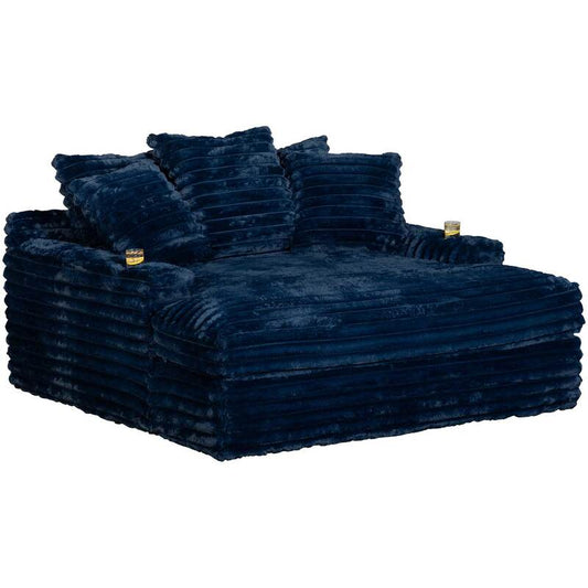 Oversized Chaise Lounge (Navy)