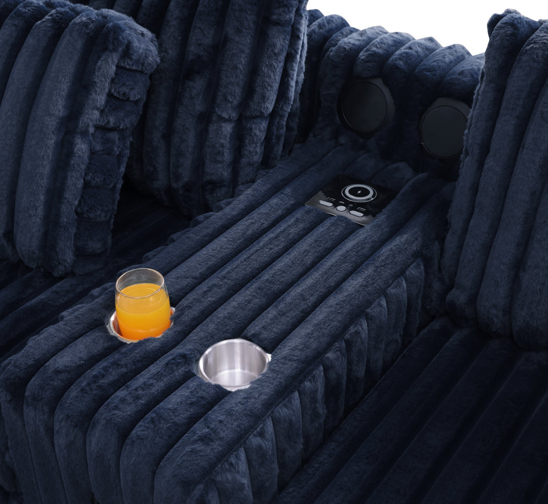 6-Piece Opulence Station Sectional + Ottoman