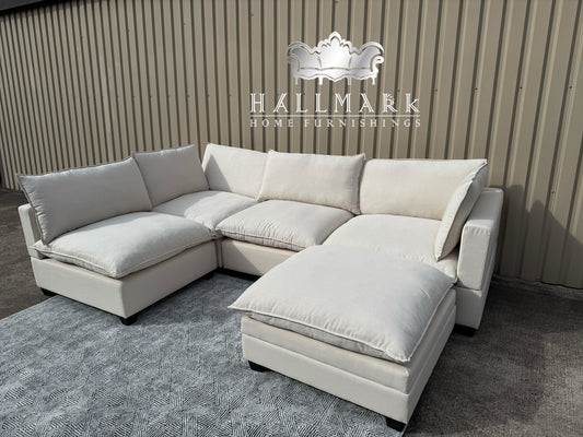 Kova-Style Custom Cloud Sectional Couch (5-Piece)