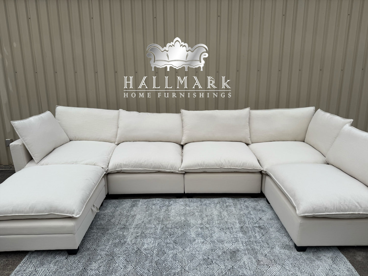 Kova-Style Modular Cloud Sectional Couch (6-Piece)