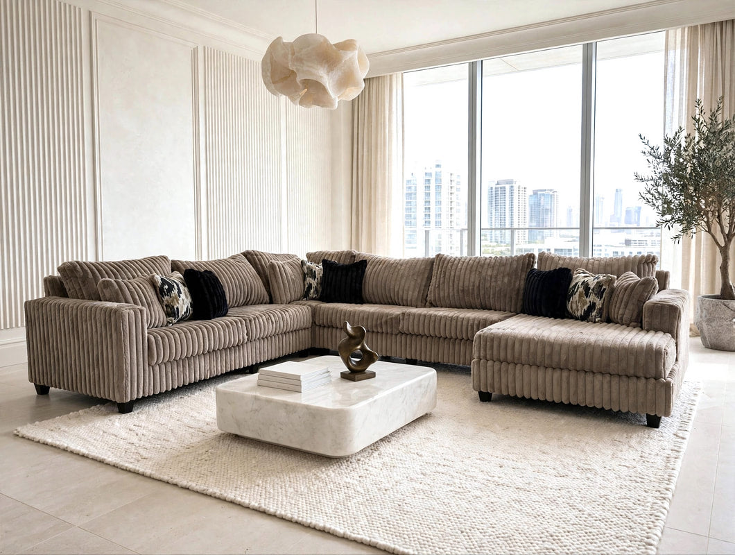 “The Alaskan” (Mocha) Ultra-Oversized Sectional