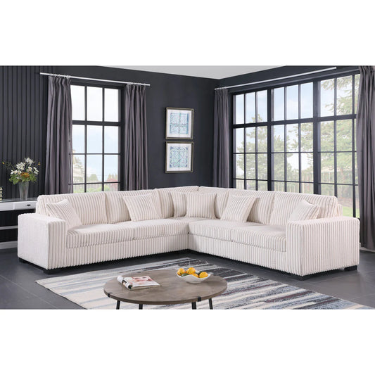 Comfy II Sectional (Cream)