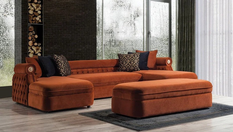 Brooklyn Sectional (Rust)