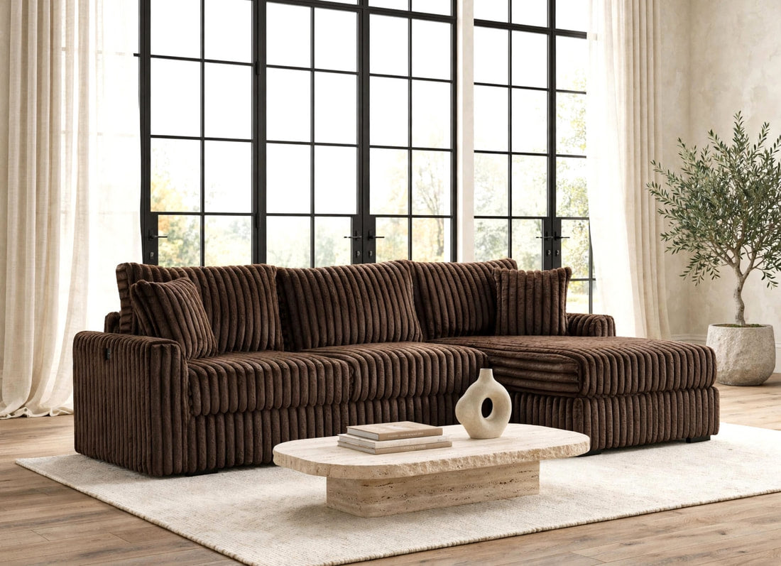 SOL Reversible Sectional (Chocolate)