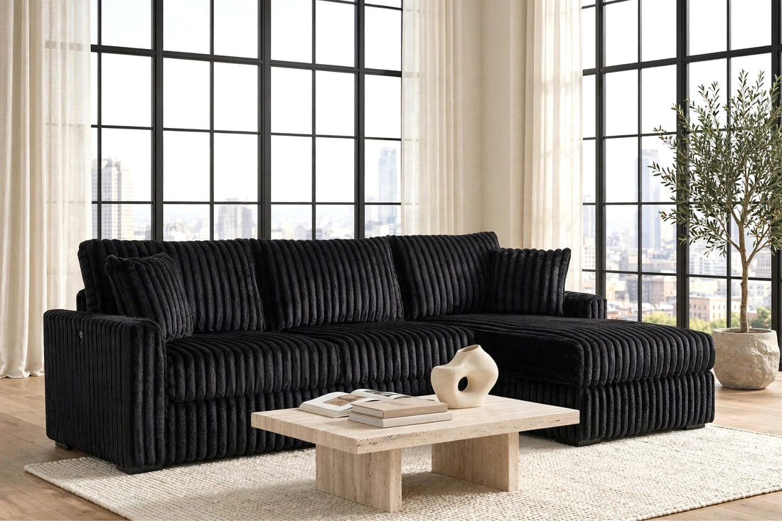 SOL Reversible Sectional (Onyx)