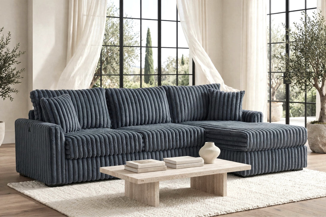 SOL Reversible Sectional (Charcoal)