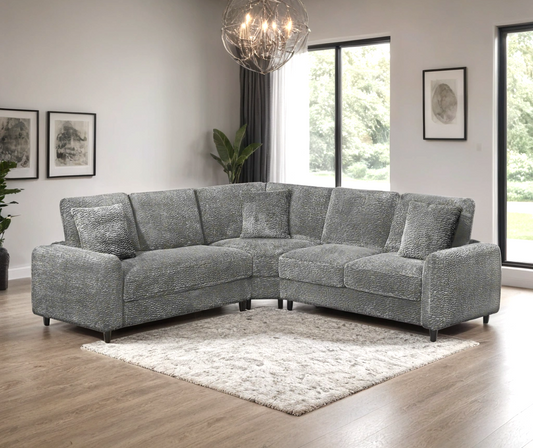 Stella USB Sectional (Grey)