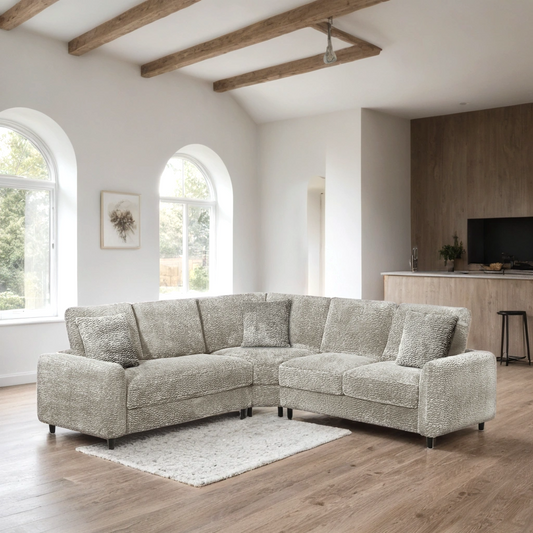 Stella USB Sectional (Beige)