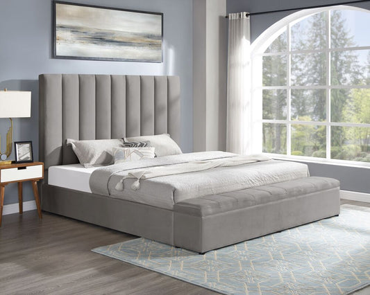 Valencia Platform Bed (Grey)