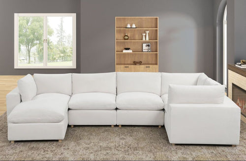6-Piece XL Cloud (Beige Performance Fabric)