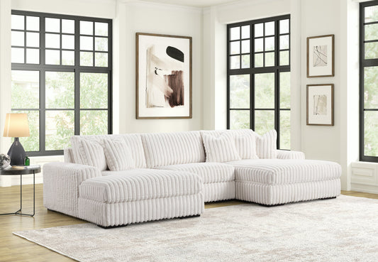 Sunday Corduroy Sectional (XL Beige)