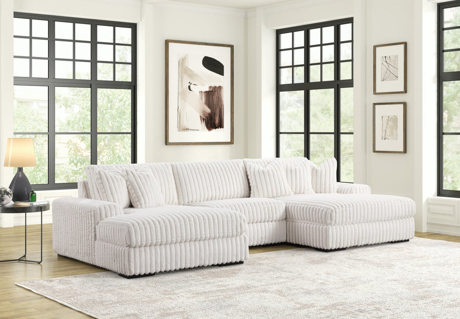 Sunday Corduroy Sectional (XL Cream)
